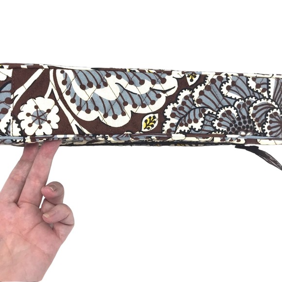 Vera Bradley “Knot Just A Clutch” Slate Blue and Brown Handbag/Clutch-NWOT - Picture 5 of 8